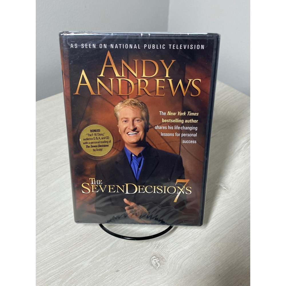 SEALED Andy Andrews The Seven Decisions DVD Motivational Success Acorn Media NEW